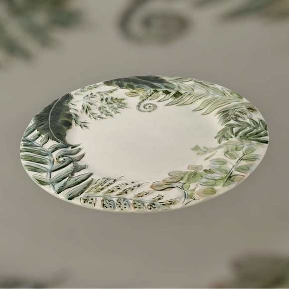 American Atelier Fern Earthenware 11” Dinner Plate Discontinued Replacement - Picture 6 of 6